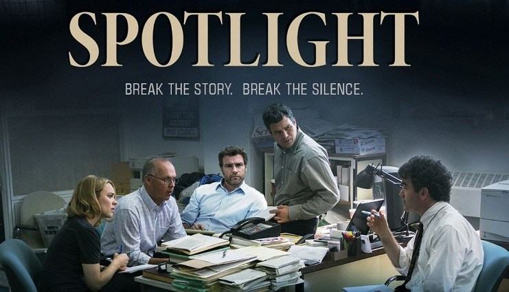 Spotlight team meeting to plan coverage of Boston pedophilia scandal