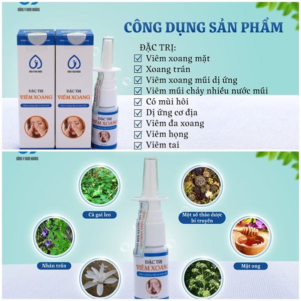 Medicine for sinusitis in Nam Hoang Oriental medicine