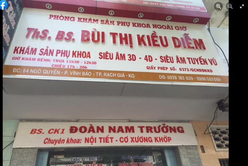 Obstetrics and Gynecology Clinic – Dr. Bui Thi Kieu Diem