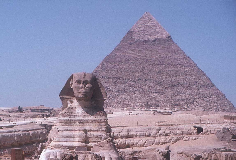 The Sphinx is famous for its mysterious puzzles