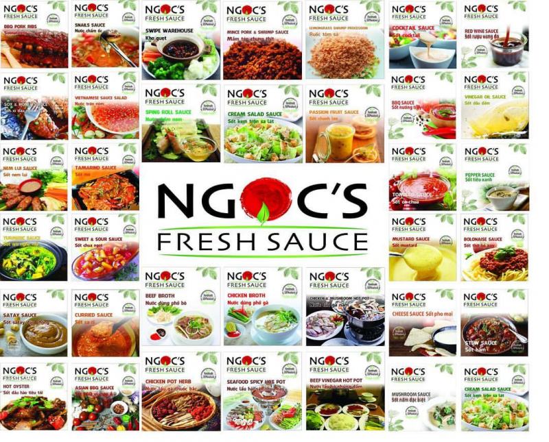 Rich menu at Ngoc's Freshsauce