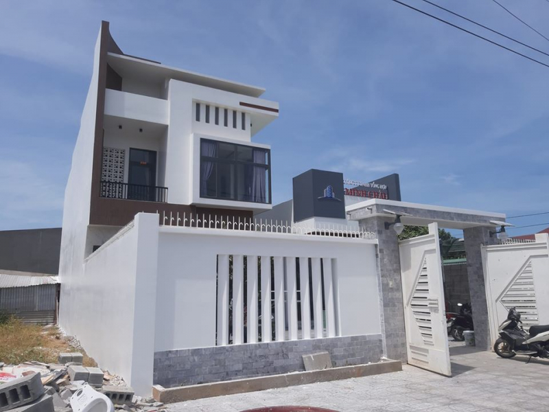 The housing project has been completed with materials from Thuan Lam Building Materials Store