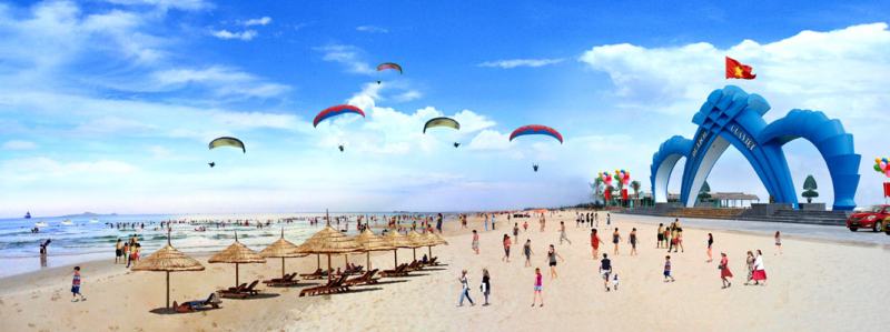 Cua Viet Beach is one of the beautiful beaches that attracts a large number of tourists