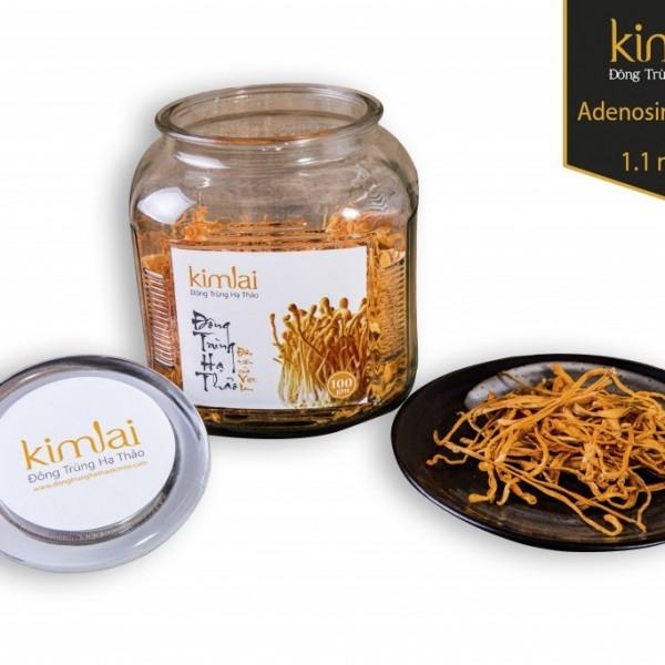 Kim Lai Dried Cordyceps 100g costs about 13.200.000 VND