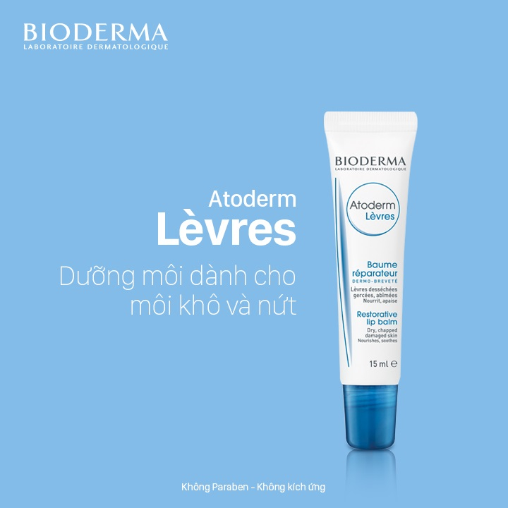 Bioderma Moisturizing Wax For Dry, Chapped Lips