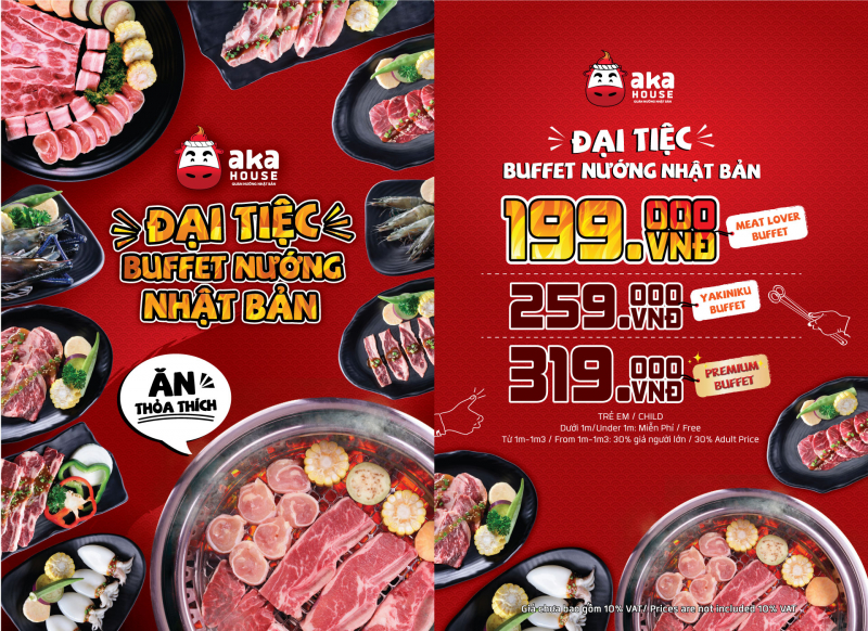 Aka House gives you the opportunity to experience an attractive party in the traditional Japanese Yakiniku style