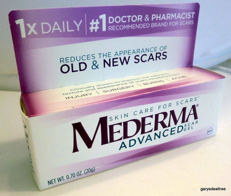 Mederma cream for keloid, concave and dark scars