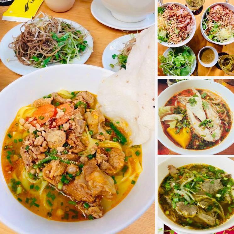 Soft and chewy noodles with ingredients marinated in a typical style, rich in the taste of Quang