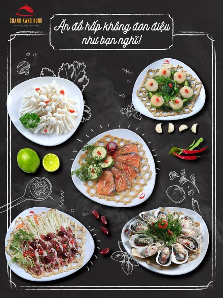 Delicious seafood dishes at the restaurant