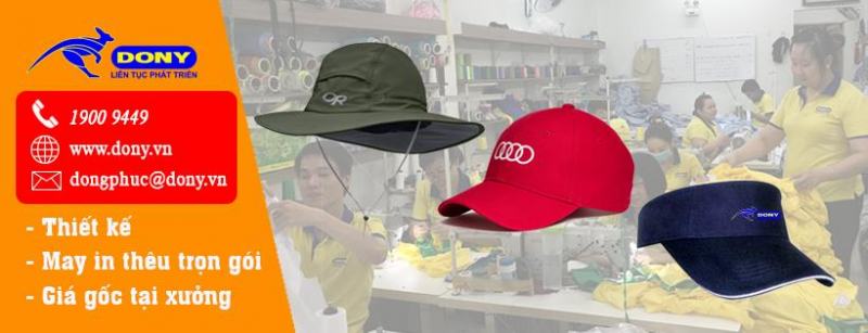 Sewing Dony's uniform hats