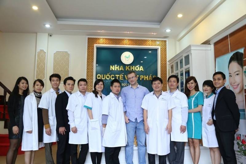 The team of doctors at Viet Phap Dental Clinic