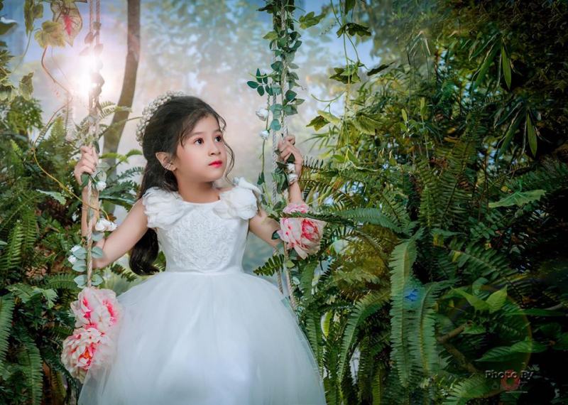 Little princess with nature