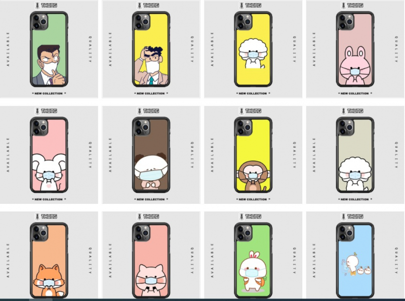 Collection of cases on Facebook page IShop Viet