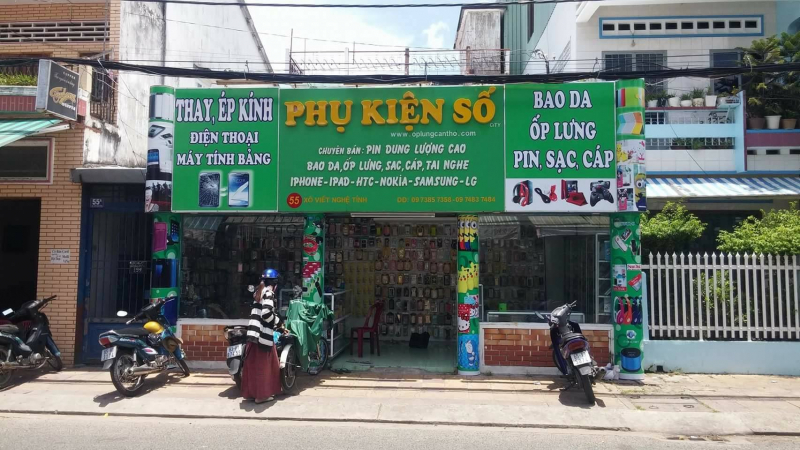 Accessories Store No. 1: No. 55 Xo Viet Nghe Tinh Street, An Cu Ward, Ninh Kieu District, City. Can Tho