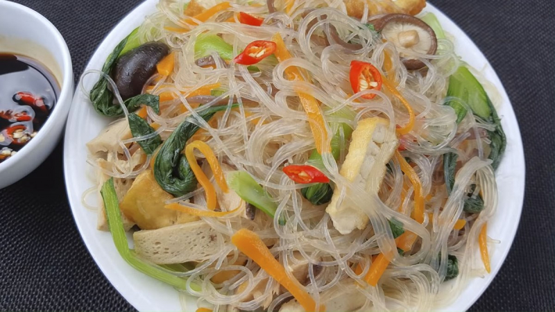How to make vegetarian mixed vermicelli