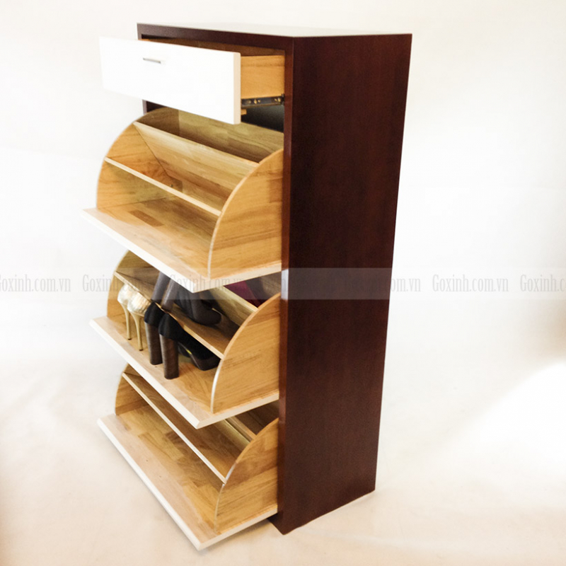 Catina flip-up shoe cabinet 80cm