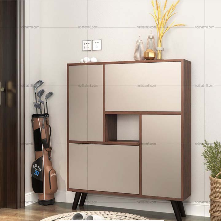 Unique cabinet design and luxurious colors