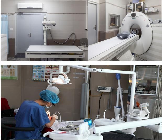 Modern and comfortable equipment at Hong Ngoc General Hospital