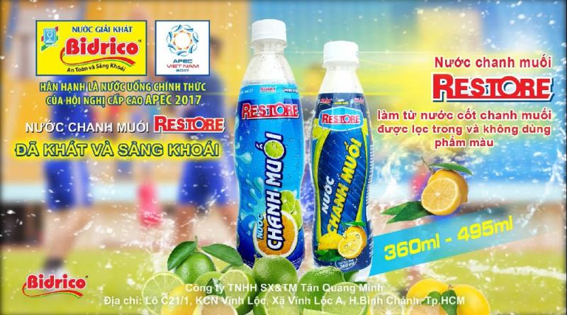 RESTORE salted lemonade helps you feel refreshed and active
