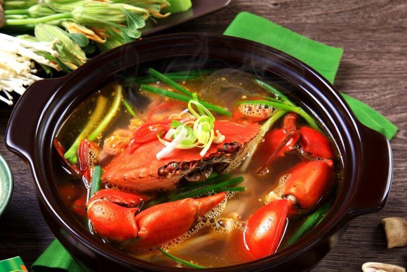Sea crab soup