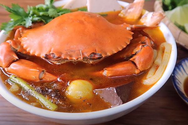 Sea crab soup
