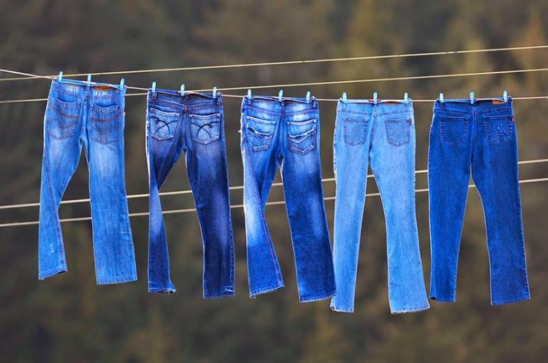 Dry your jeans naturally