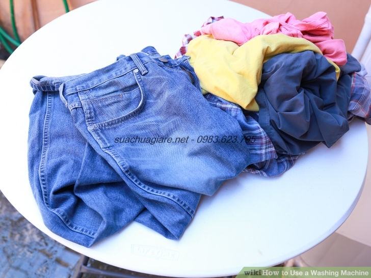 Wash jeans separately