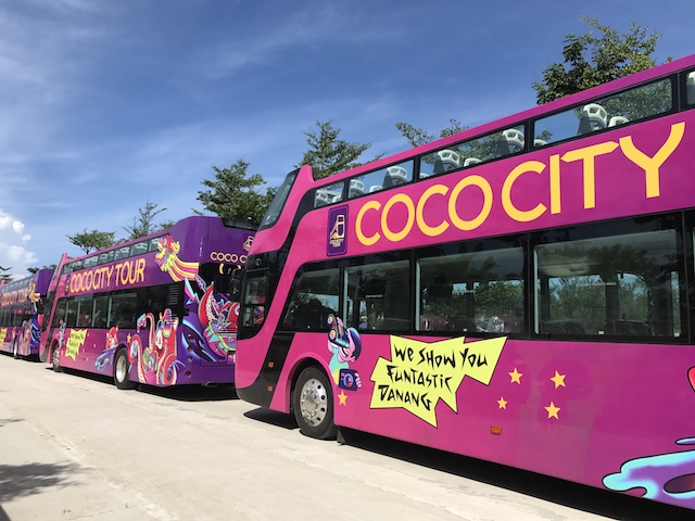 Coco Bus Tour is an extremely interesting service when coming to Da Nang.