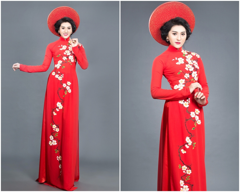 Ao dai for yearbook photography, bride's ao dai, mother of the bride and groom are all full of designs