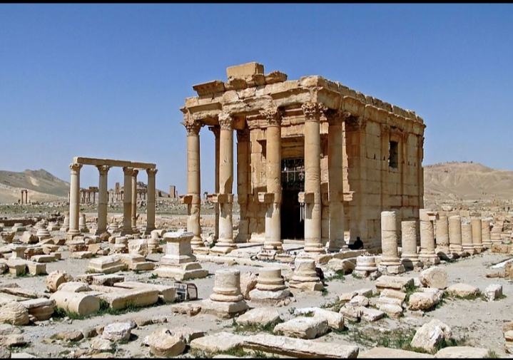Baalshamin Temple in Palmyra before its destruction