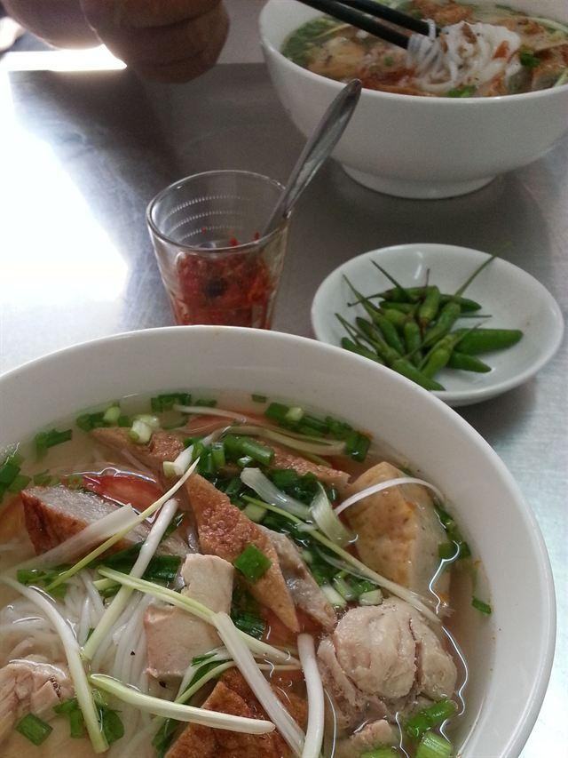 There is also the restaurant's famous fish noodle soup