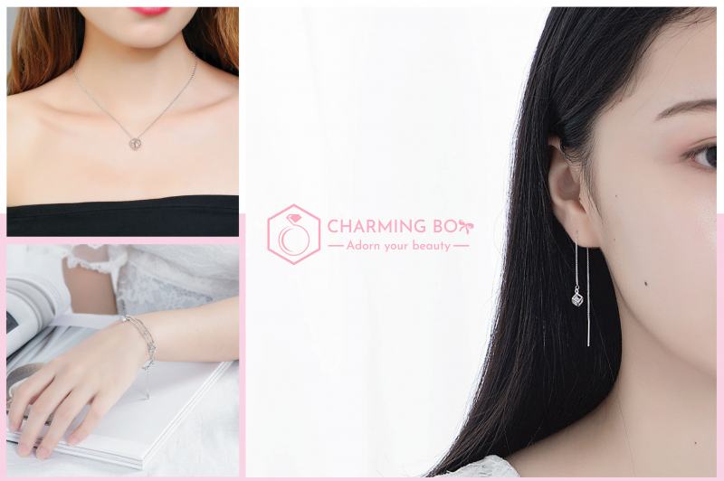 Charming Cube Jewelry Set