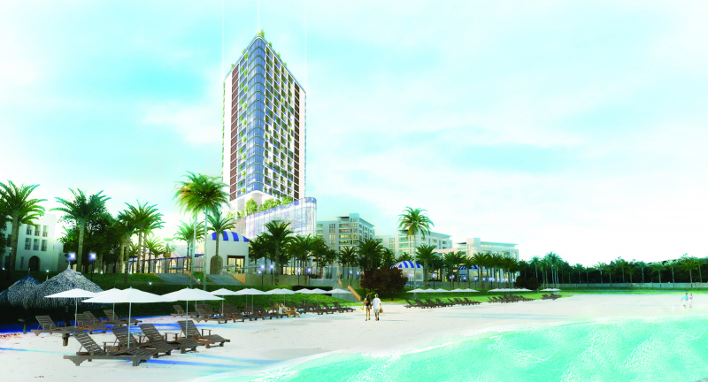 The wide view of Marina Suites