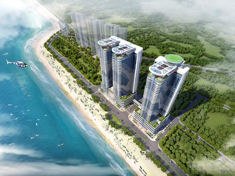 Overview of the project Swisstouches La Luna Resort Nha Trang