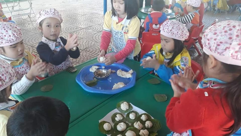 Children's activities at Hoa Sen Kindergarten