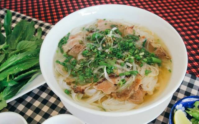 Soft noodle soup, small fibers, the whole bowl of pho is very eye-catching