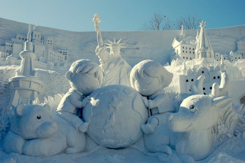 Snow Festival in Sapporo, Hokkaido (first 7 days of February)