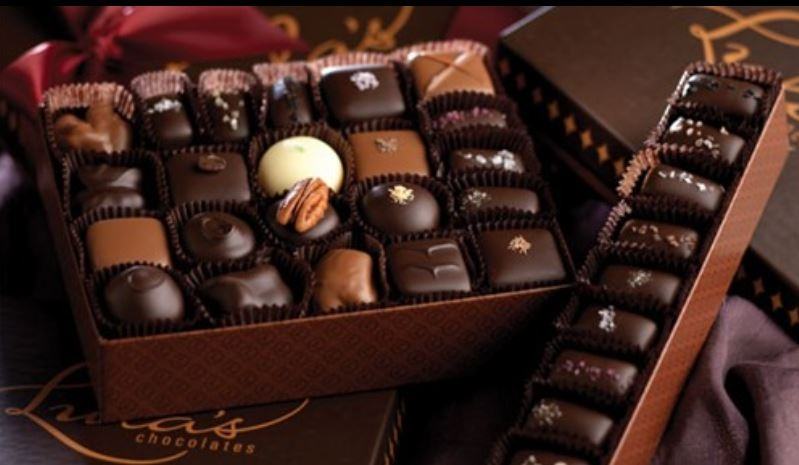 Branded chocolate is an option for girls (boys) who love chocolate.