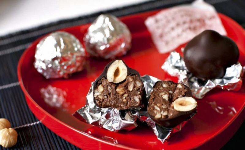 Fruit chocolate is actually a combination of fruit and chocolate.