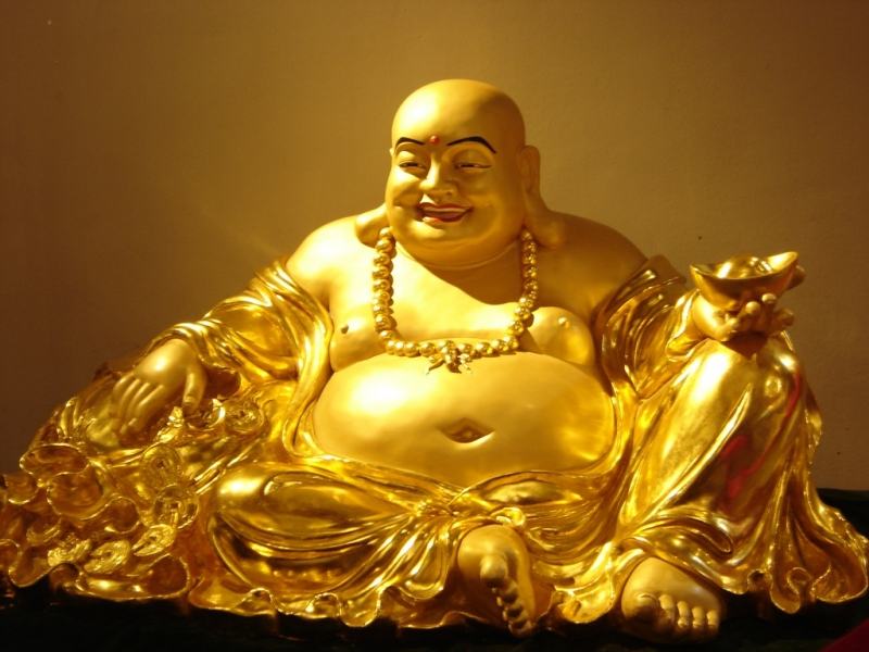 Maitreya Buddha statue helps bring luck, health