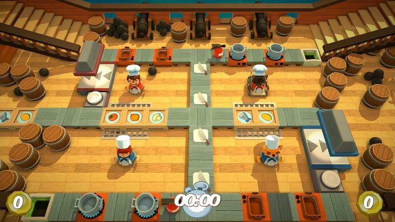Experience the feeling of becoming a chef with the game Overcooked