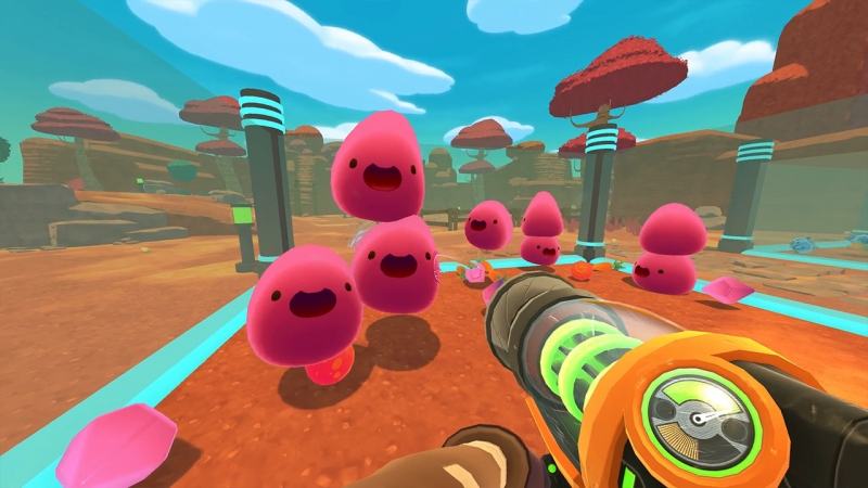 The funny Slimes in the game Slime Rancher