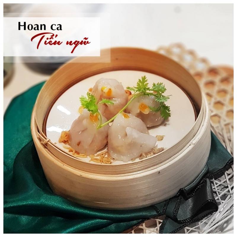 Attractive dimsum dishes at the restaurant