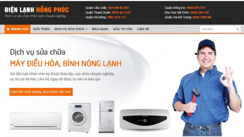Hong Phuc provides a full range of air conditioning installation, cleaning and maintenance services to customers.