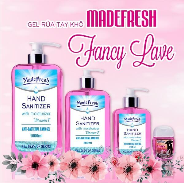 Madefresh Hand Sanitizer Gel Fancy Love