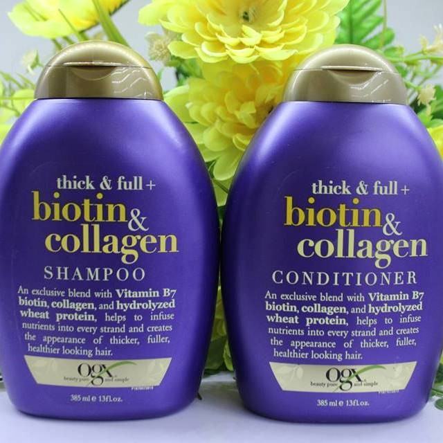 OGX Biotin & Collagen Shampoo Set