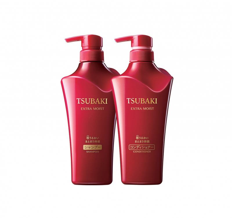 Shiseido Tsubaki red shampoo and conditioner set