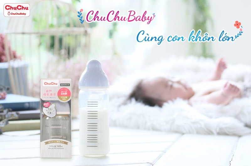 Chuchubaby's PPSU wide neck anti-choke baby bottle