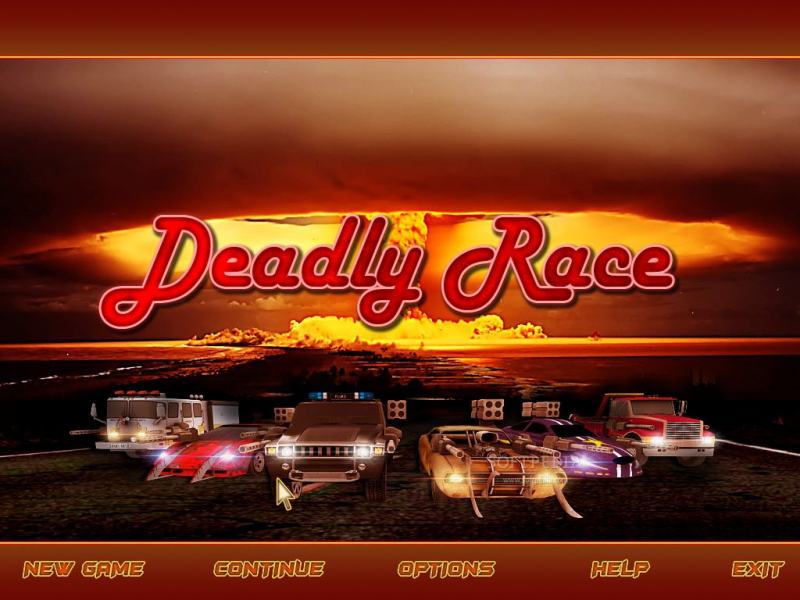 Deadly Race shooting racing game