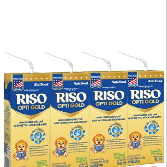 Riso Optigold is quality assured by the US ABS-QE quality management system, which is an effective solution for children to have a healthy digestive system.